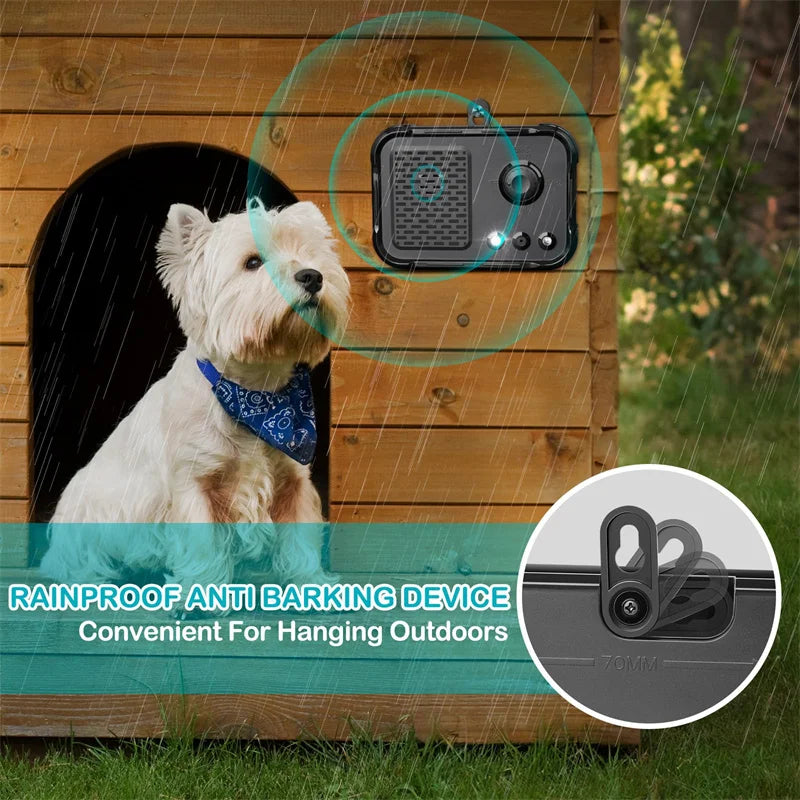 Anti Barking Device Dog Barking Control Devices with 3 Adjustable Level Rechargeable Dog Bark Deterrent Device Bark Box Sonic Do