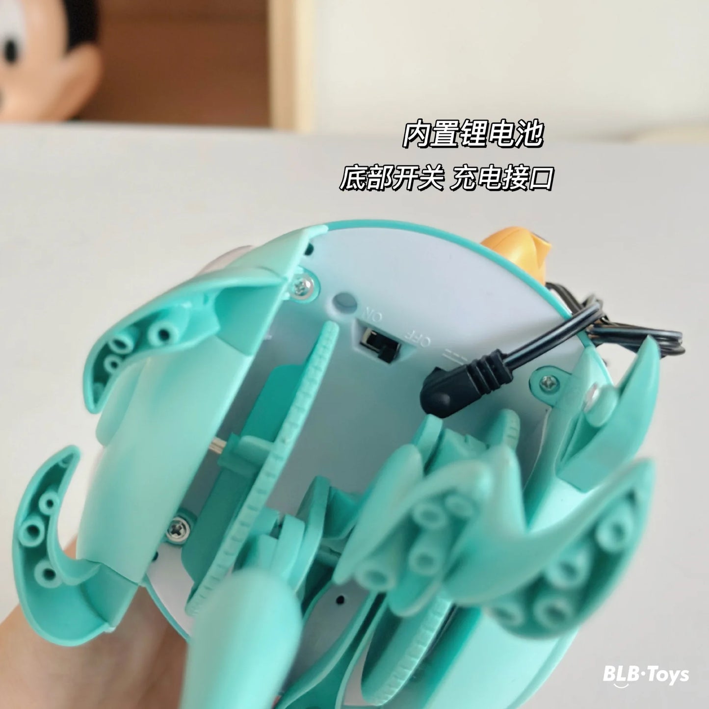 Children Automatic Induction USB Charging Crab Octopus Electric Pet Singing Avoid Obstacles Simulation Crawling Luminous