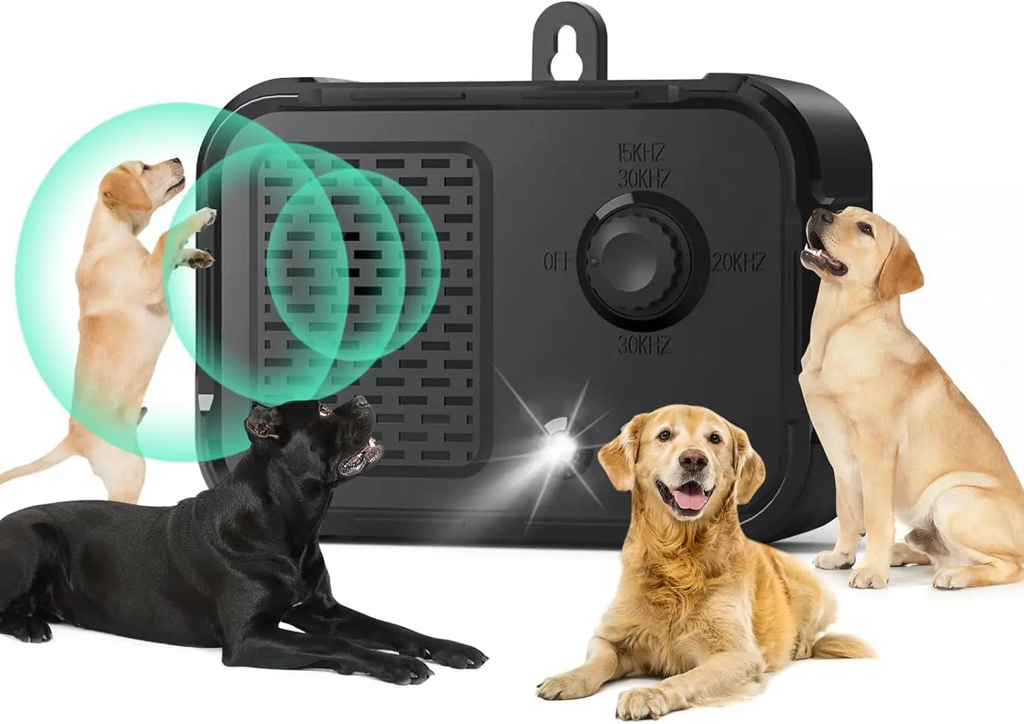 Anti Barking Device Dog Barking Control Devices with 3 Adjustable Level Rechargeable Dog Bark Deterrent Device Bark Box Sonic Do