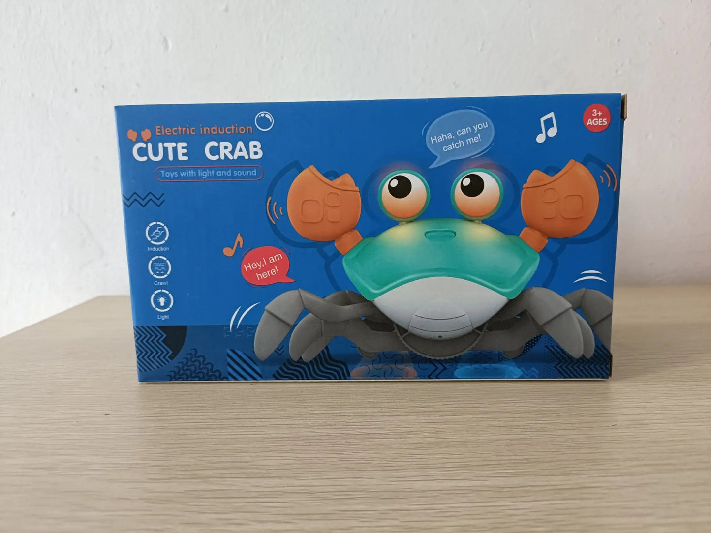 Children Automatic Induction USB Charging Crab Octopus Electric Pet Singing Avoid Obstacles Simulation Crawling Luminous