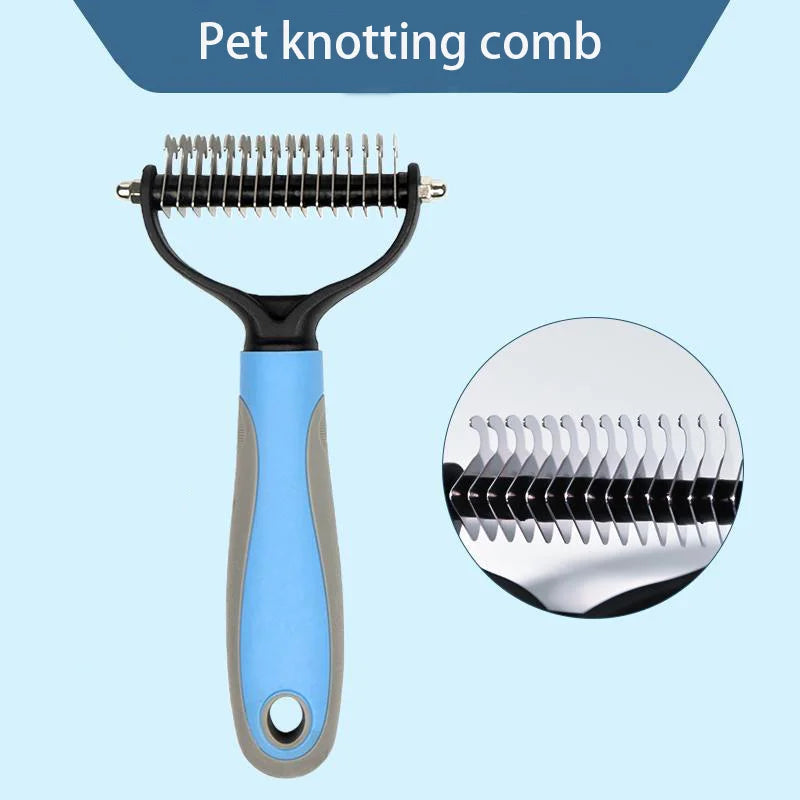 Pet Knotting Comb, Used For Pet Cats/dogs To Comb Knotted Hair, Scratch Resistant Design Is Safe and Convenient