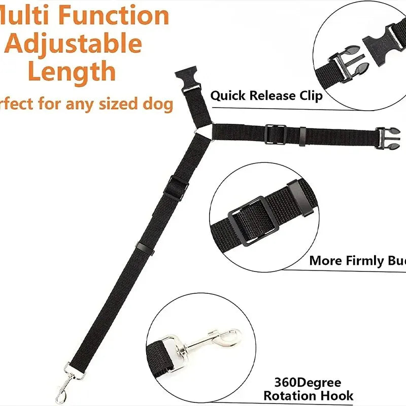 Pet Products Universal Practical Cat Dog Safety Adjustable Car Seat Belt Harness Leash Puppy Seat-belt Travel Clip Strap LeadsLe