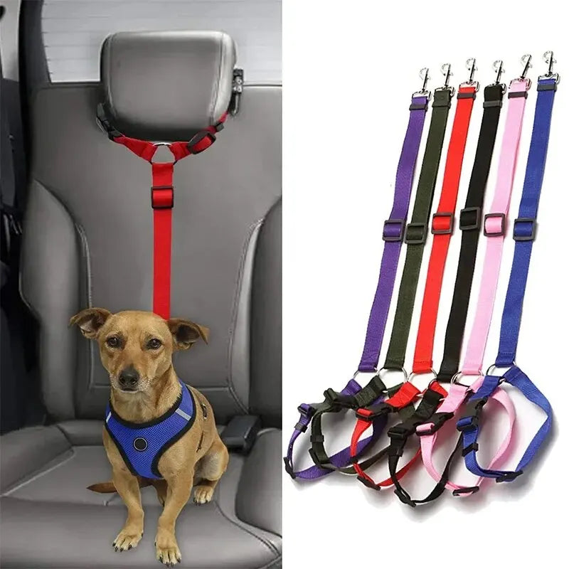 Pet Products Universal Practical Cat Dog Safety Adjustable Car Seat Belt Harness Leash Puppy Seat-belt Travel Clip Strap LeadsLe